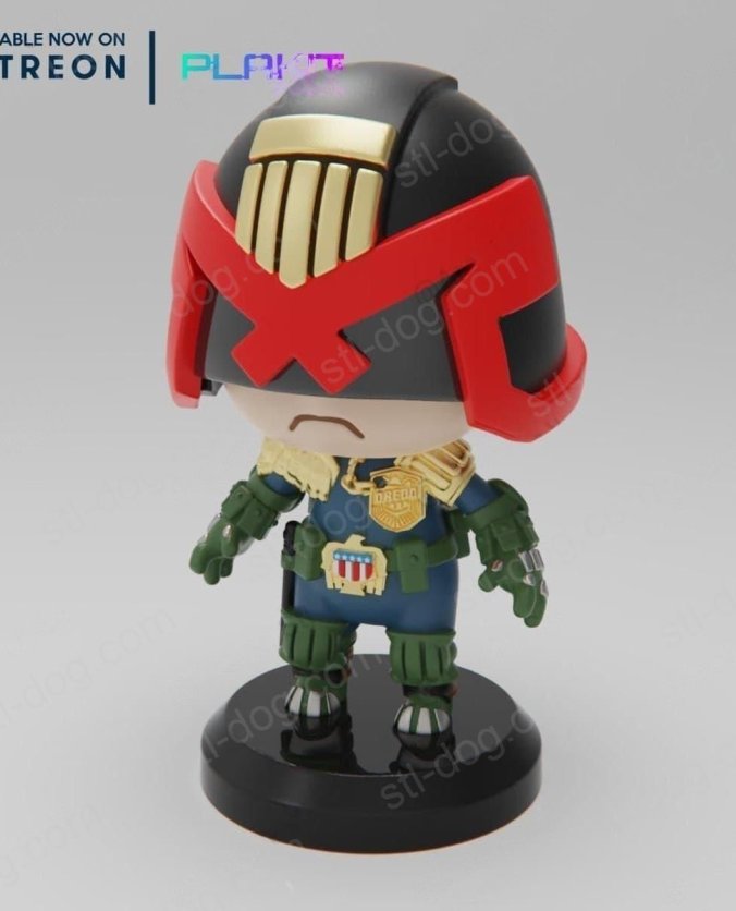 特警判官 Chibi 3D打印图纸